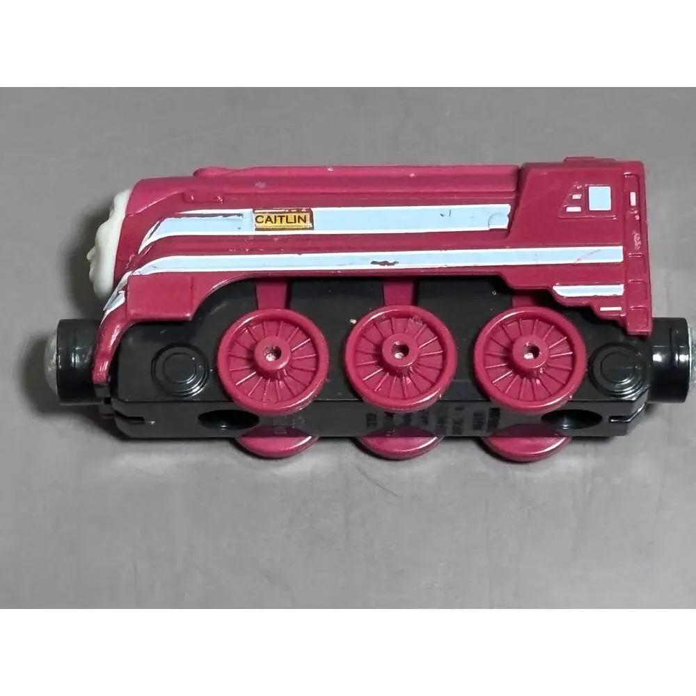 Thomas Take-n-Play Caitlin Cast Metal Train Engine & Tender 2015 Magnetic Mattel